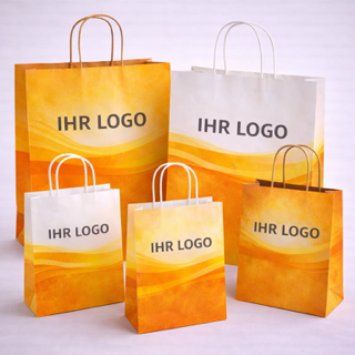 Papiertragetaschen aus dem Evodruck Onlineshop