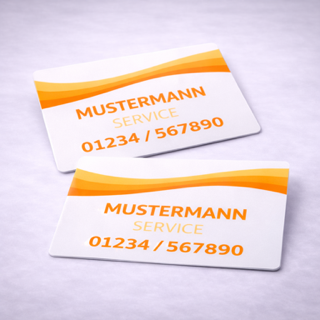 Plastikkarten aus dem Evodruck Onlineshop