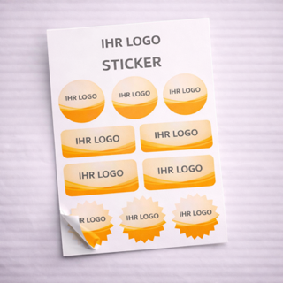 Stickerbogen aus dem Evodruck Onlineshop