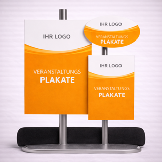Veranstaltungsplakate aus dem Evodruck Onlineshop