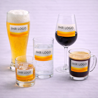 Gläser aus dem Evodruck Onlineshop