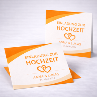 Hochzeitskarten aus dem Evodruck Onlineshop