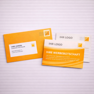 Postkarten Mailing aus dem Evodruck Onlineshop