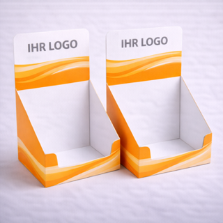 Verkaufsdisplays aus dem Evodruck Onlineshop