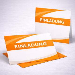 Einladungskarten aus dem Evodruck Onlineshop