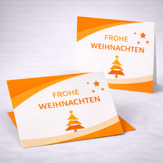 Weihnachtskarten aus dem Evodruck Onlineshop