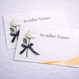 Trauerkarten aus dem Evodruck Onlineshop