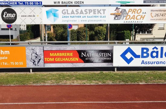 Bandenwerbung - Evodruck