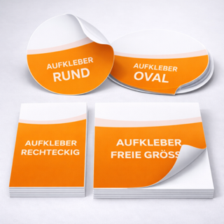 Aufkleber aus dem Evodruck Onlineshop
