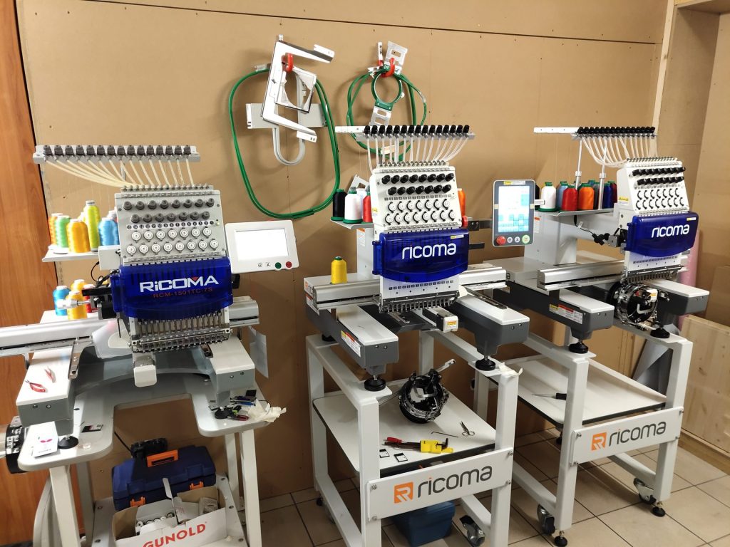 Neue Stickmaschinen Made4you Werbung Luxemburg Wasserbillig Trier Konz