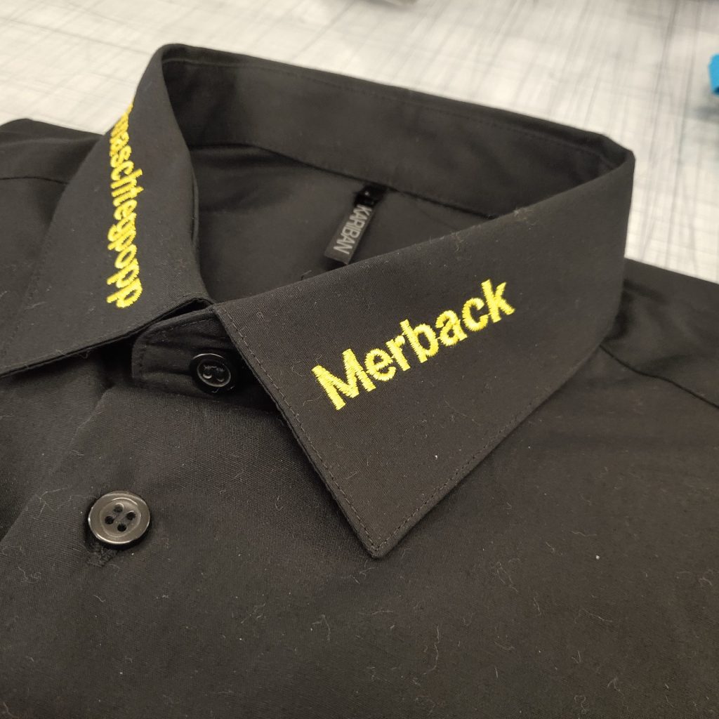 Bestickte Hemden und Mützen Made4you Werbung Luxemburg Wasserbillig Trier Konz