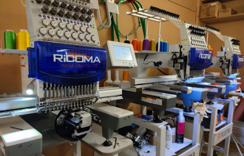 Stickerei Flexdruck Broderie Textil Luxemburg Trier Konz